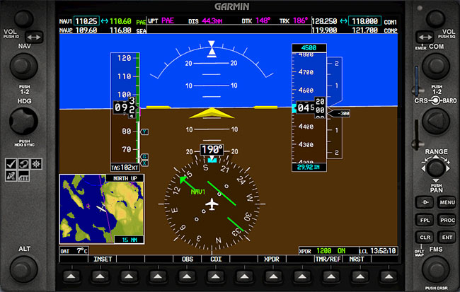 G1000 の使用法 – Flight Sim Base Port